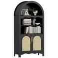 thumbnail image 3 of LAZZO 63" Arched Pantry Cabinet, Storage Cupboard with Anti-Tipping Device, Black, 3 of 8