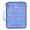 Blue Pink Stripes with Flowers, variant on Haosy Accordion File Organizer Zipper Binder 500 Sheet 6-Tab Expanding File Folder Multi-Pocket 1.2 Inch 3 Ring Cream