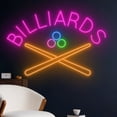 thumbnail image 5 of Handmadetneonsign Billiards Pool Hall Neon Sign, Pool Hall Led Sign, Custom Billiards Neon Sign, 5 of 5