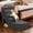 dark grey, variant on Dog Stairs for High Beds, 6 Steps Soft Foam Pet Stairs for Bed 27-30 inches, L Shaped Dog Steps, Non-Slip Sturdy Pet Stairs, 30D Foam Doggie Ramp for Small/Large Dogs/Old Cats
