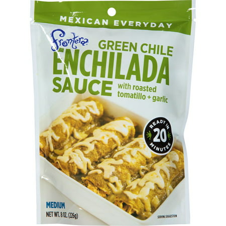 Frontera Green Chile Enchilada Sauce with Roasted Tomatillo + Garlic, 8 oz, (Pack of (Best Green Chili Enchiladas)
