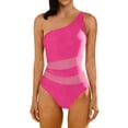 thumbnail image 1 of RXMEKW Swimsuit with Front Zipper for Women, UPF 50+ Rash Guard One-Piece for Swimming and Surfing, Built-In Bra and Sun Protection, 1 of 4