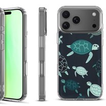 For iPhone 17 Pro Shockproof Protective Phone Case, by OneToughShield - Sea Turtle Mix