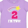 thumbnail image 4 of Inktastic 2nd Birthday 2 Year Old Girls Rainbow Star Girls Toddler T-Shirt, 4 of 5