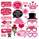 thumbnail image 4 of 25 unidades/juego de accesorios para fotomatón del Día de San Valentín, decoraciones para el Día de San Valentín para novia, vacaciones, fiesta de, 4 of 9