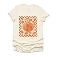 thumbnail image 6 of Pumpkin Checkered Distressed - Women's Short Sleeve Graphic T-Shirt, 6 of 16