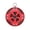 Red, variant on Metal Bluetooth Speaker, 8W Small but Powerful 360° Sound, IPX7 Waterproof, 15-Hour Battery, Pulse LED Light, Pocket-Sized with Carabiner Ring for Outdoor Hiking Pool
