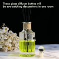 thumbnail image 4 of Reed Diffuser Bottle Glass Diffuser Bottles 8oz/250ml Set of 4 Empty Essential Oil Glass Diffuser Bottles with Stoppers and Reed Sticks Clear Decorative Bottle Set Bulk Reusable Perfume Jar, 4 of 7