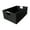 Black-S, variant on Sturdy Fabric Storage Box With Wooden Handles Reinforced Cardboard Base for Home Organization