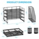 thumbnail image 4 of Organizador de Escritorio Marbrasse de 4 Niveles con Portaarchivos y Cajón Negro, 4 of 7