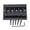 Black, variant on 5 String Bass Bridge Electric Bass Guitar Accessories Bass Bridge Assembly Kits
