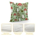 thumbnail image 4 of Leisuo Mushrooms Frogs Pillowcase for Hair and Skin Soft and Comfortable Body Pillow Cases with Invisible Zipper Luxury Breathable Pillow Cover for Sleeping Home, 4 of 5