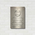 thumbnail image 3 of Luxe Metal Art 'Baseball Vintage Patent Blueprint,' Metal Wall Art, 16"x24", 3 of 8