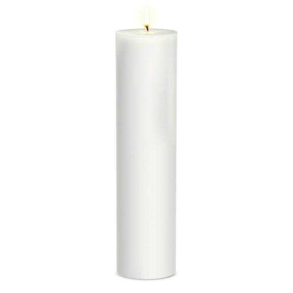 White Pillar Candles