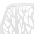 thumbnail image 4 of LeisureMod Modern Asbury Dining Chair with Chromed Legs-Color:White, 4 of 7