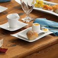 thumbnail image 4 of Villeroy & Boch New Wave B&B Plato/Plato De Aperitivo, 7 X 6, Porcelana Premium, Color Blanco, 4 of 5