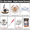 thumbnail image 1 of RC Robot 2.4G Radio Remote Control With Sound Watch Gesture Induction Sensor Intelligent Robot Car Model Kid Electronic Toy Gift, 1 of 6