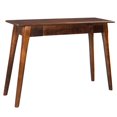 thumbnail image 1 of Console/bureau moderne rustique en bois massif – noyer, 1 of 7