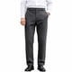 thumbnail image 2 of Ceisia Men's Solid Color Slim Straight Leg Wool-Like Dress Pants for Business Commute Dark Gray L Gifts, 2 of 9