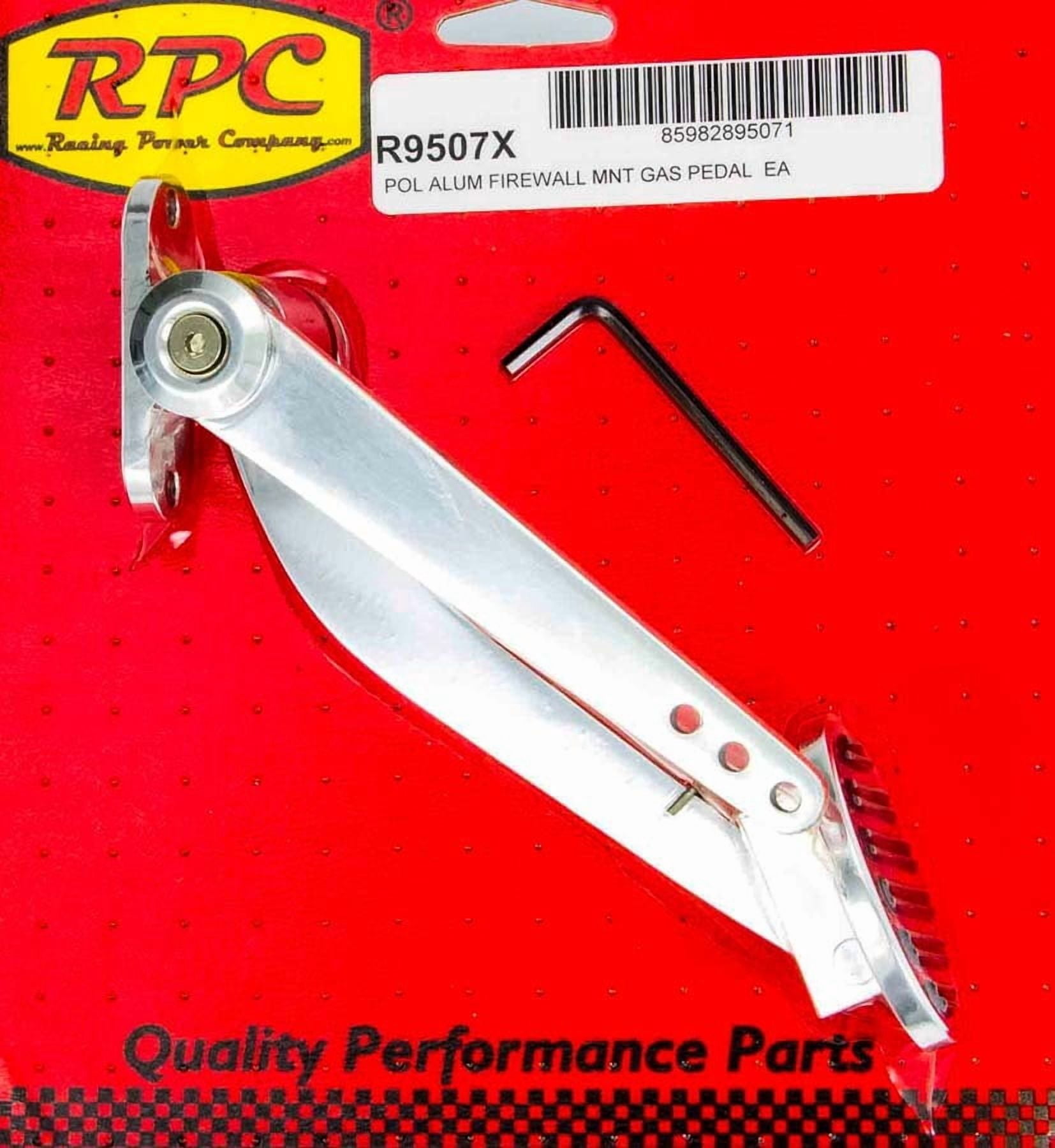 Racing Power R9507X Gas Pedal Pol Alum Firewall Mnt