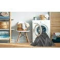 thumbnail image 2 of Ahgly Company Tapis d'Intérieur Lavable à la Machine, Carré, Transitionnel, Gris, Tapis de Zone, 6 Pieds Carré, 2 of 7