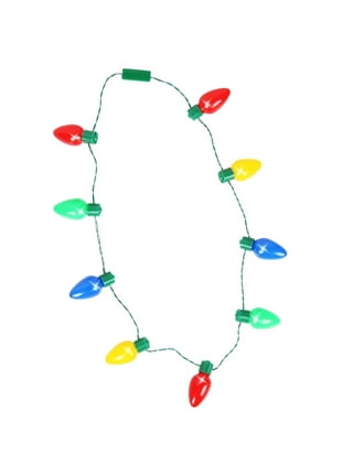Walmart christmas light necklace sale