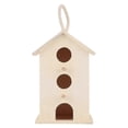 thumbnail image 1 of Hanging Wooden Bird Nests House Breeding Resting Box Supplies Outdoors Garden for Parrots 2025, 1 of 5