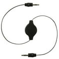 thumbnail image 3 of 3.5mm Plug Retractable Stereo Auxiliary Aux Cord Cable (3ft) For iPhone 6S 6 Plus 5.5 / 4.7 Samsung Galaxy S8 S8 Plus S7 Headphones, iPods, iPhones, iPads, Car Stereos HTC Holiday/Vivid - Black, 3 of 3