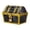 Gold, variant on Coziro Decorative Pirate Treasure Chest Storage Box, Antique Black Wooden Trunk with Latch, Small Keepsake Organizer for Jewelry and Toys, Black