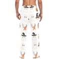 thumbnail image 4 of FORMRS Mens Pajama Pants with Pockets Sleepwear Lounge Bottoms Sizes S-2XL, Orange Magical Halloween, 4 of 7