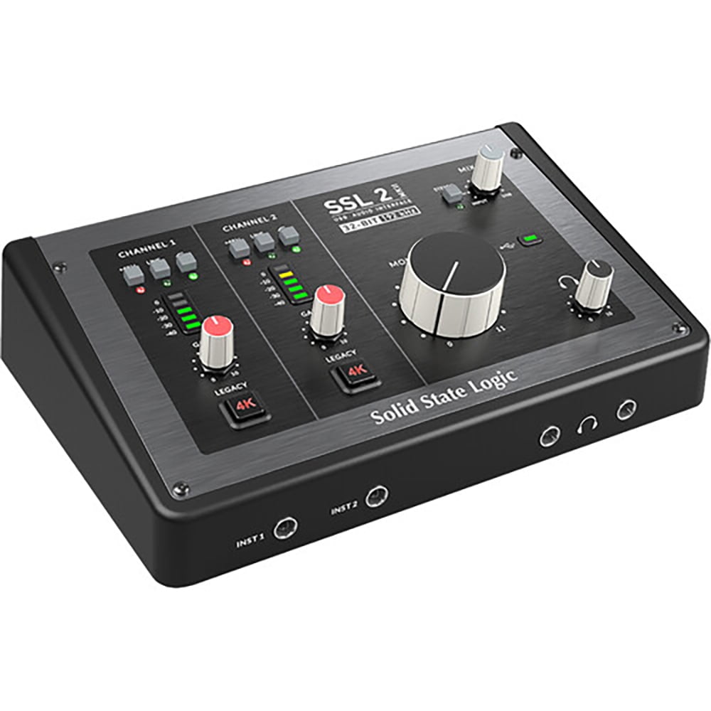 Solid State Logic SSL 2 MKII - 2x2 USB Audio Interface Bundle with Polsen HPC-A30 Closed-Back Studio Monitor Headphones and Kellards XLR-P20T Pro 20 ft XLR Microphone Cable, XLR Male to Female Cable