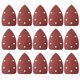 thumbnail image 1 of Lijas de Detalle Triangular Uxcell, Papel de Lijado, Almohadillas de Lijado, Variadas, 5 Agujeros, 40 Granulaciones, 15 piezas, 1 of 5
