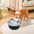 thumbnail image 4 of Automatic Large Water Dispenser for Dogs & Cats 8L Stainless Steel Quiet Cordless Pet Water with Motion Sensor & Filter BPA Free, for Big/Medium/Small Cat & Dog,Black, 4 of 6