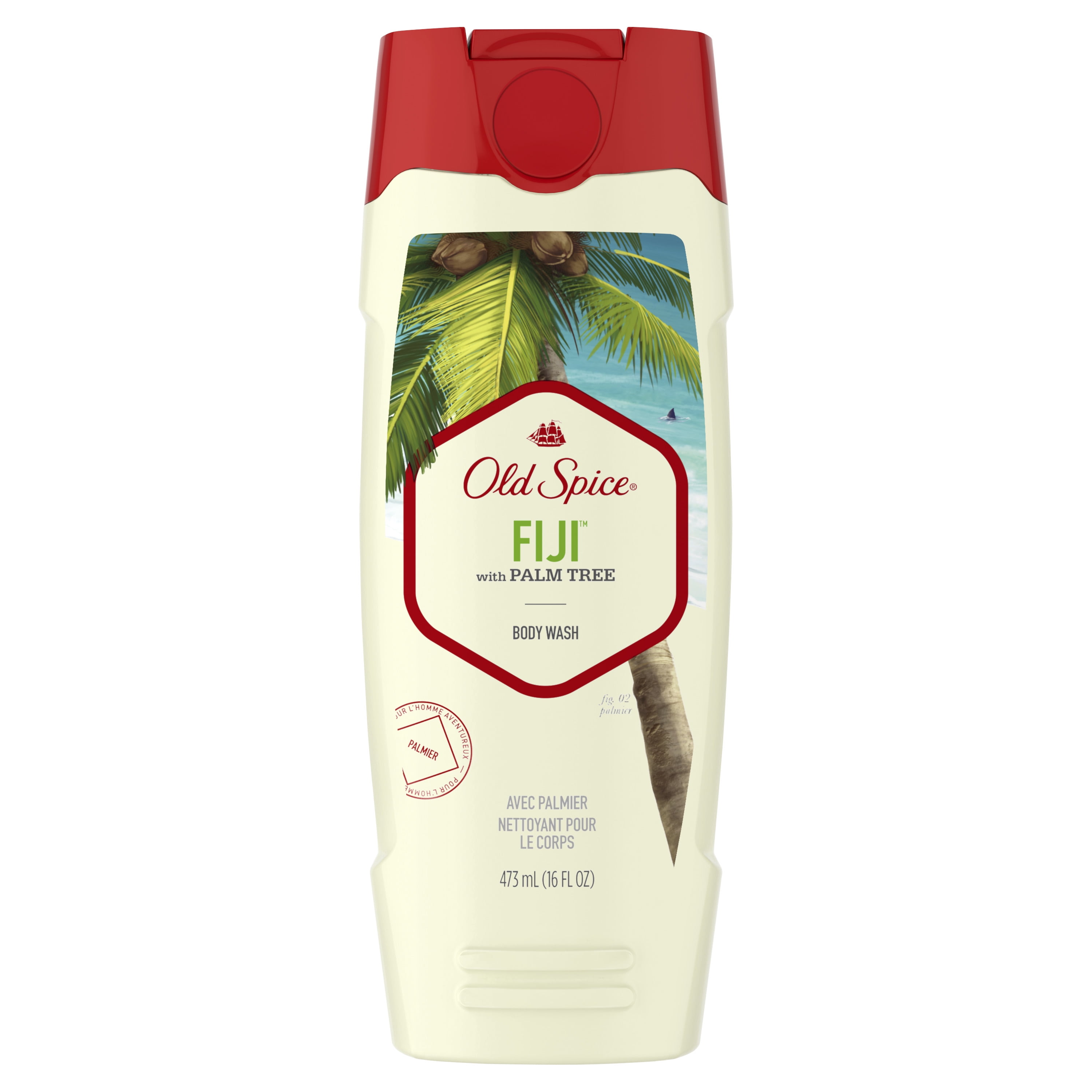 Old Spice Body Wash for Men Fiji with Palm Tree Scent Inspired by