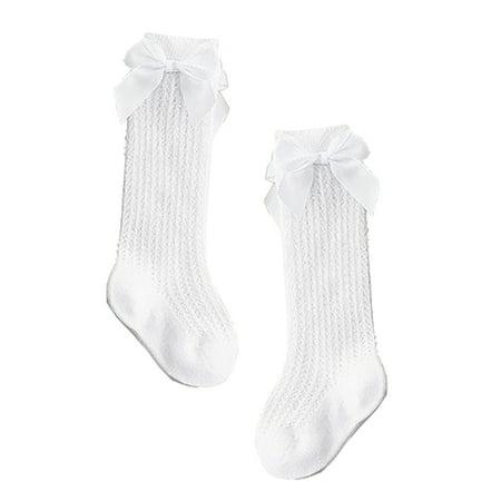 

Delicate Baby Girls Knee High Mesh Socks Breathable Infants Toddlers 4 Options for 0-24 Months Infants Toddlers Princess