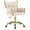 Beige, variant on Westice Velvet Desk Chair, Home Office Gold Comfy Chair with Hand Woven High Back, Height Adjustable Swivel Chair with Comfy Upholster for Makeup Vanity Living Room Bedroom, Rose Red