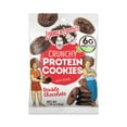 thumbnail image 6 of Lenny & Larry's The Complete Crunchy Cookie, Double Chocolate Chip, 6g Plant Protein, Vegan, Non-GMO, 1.25 Ounce Pouch (Pack of 12), 6 of 6