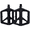 Black, variant on Mosiee Long-Lasting Nylon Bike Pedals for Road Mountain Bikes with Dual Du Bearings Orange