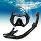 thumbnail image 5 of Máscara de buceo, gafas de natación, paquetes de snorkel antivaho Azul negro, 5 of 7