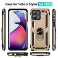 Feishell Hybrid Armor Case for Motorola Moto G Power 5G 2024,Military Grade Shockproof 360