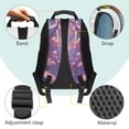 thumbnail image 4 of Pzuqiu Cherry Blossom Axolotl Kids Backpack Set of 4 School Bags for Girls Travel Bag with Adjustable Shoulder Strap 17 Inch Bookbag with Lunchbox Pencil Case Water Bottle Holder, 4 of 7