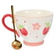 thumbnail image 1 of 1 juego de taza de cerámica con cuchara, taza de cereales, taza de café, taza de desayuno, taza de café, 1 of 8