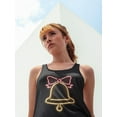 thumbnail image 2 of Christmas Bell Neon Design Tank Women -Image by Shutterstock, Female x-Large, 2 of 4