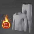 thumbnail image 1 of Thermal Underwear for Men Long Johns With Fleece Lined Set Set Cold Weather Winter Top Bottom, 1 of 5