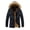 c01Dark Blue, variant on Men's Winter Jacket with Hood Water Repellent Windproof Thicken Parka Warm Winter Coat Sherpa Lined Jackets Down Coats Black XXXXXL