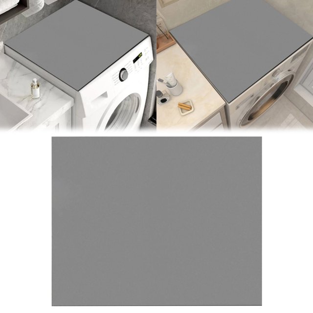 Nappe en Coton Gel de Silice, Nappe 1 Housse Anti-Poussière (Gris-E)