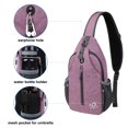 thumbnail image 2 of WATERFLY Sling Bag Crossbody Backpack：7L Over Shoulder Daypack Casual Cross Chest Side Pack for Man Woman Travel Hiking, 2 of 6