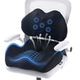 thumbnail image 1 of Cojín de asiento y almohada de soporte lumbar Lexeme X Large, espuma viscoelástica, 1 of 8