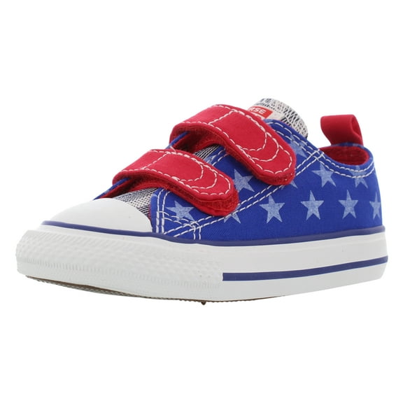 Converse Ct V2 Ox Infant/Toddler Shoes Size 3, Color: Radio Blue/Red