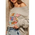 thumbnail image 4 of A French Terry Knit Graphic Sweatshirt S, 4 of 6